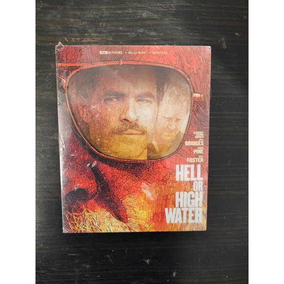 HELL OR HIGH WATER (4K UHD, Blu-Ray, Digital) Limited Edition STEELBOOK - Picture 1 of 3